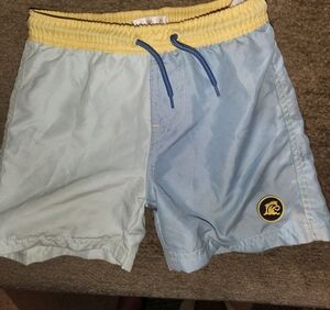 Urban Planet Kids Swim Trunks - Light Blue and Yellow